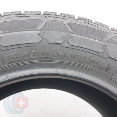 6. 215 60 16C 2x CONTINENTAL 103/101T VanContact Winter Winterreifen 2019 Ungebraucht   