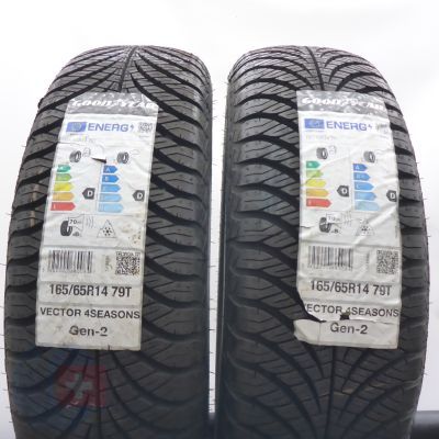 165 65 14 2x GOODYEAR 165/65 R14  79T Vector 4Seasons Gen2 Ganzjahresreifen 2022 Ungebraucht  