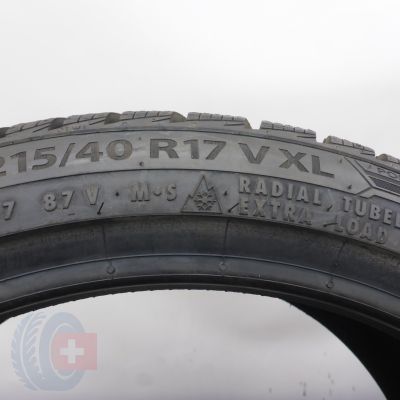 5.  215 40 17 2x BARUM 215/40 R17 87V XL Polaris 5 Winterreifen 2022 Ungebraucht  