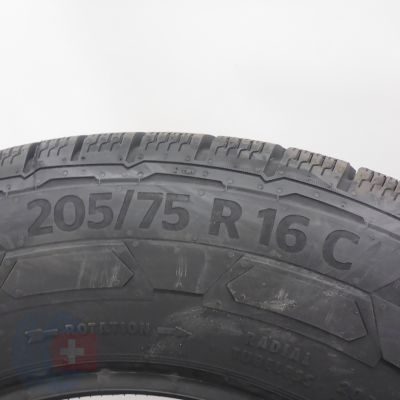 7. 205 75 16C 4x CONTINENTAL 205/75 R16C 110/108R VanContact Winter Winterreifen 2022 VOLL