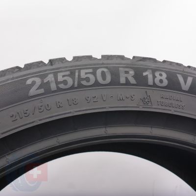 8. 215 50 18 4x SEMPERIT 215/50 R18 92V Speed-Grip 5 Winterreifen 2024 VOLL WIE NEU 