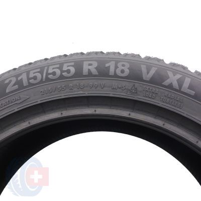 4. 215 55 18 1x SEMPERIT 215/55 R16 99V XL Speed-Grip 5 Winterreifen 2021 9mm WIE NEU