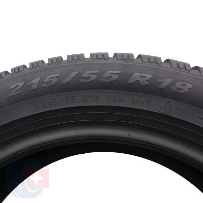 6. 215 55 18 2x PIRELLI 215/55 R18 99H XL Winter 2 Cinturato Winterreifen 2021 WIE NEU 7,2mm