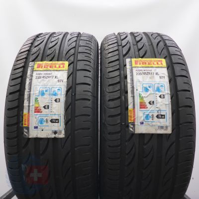 235 45 17 2x PIRELLI 235/45 ZR17 97V XL P Zero Nero Sommerreifen 2019 Ungebraucht  