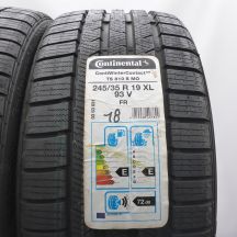 2. 245 35 19 2x CONTINENTAL 245/35 R19 93V XL ContiWinterContact TS 810 S M0 Winterreifen 2018 Ungebraucht   