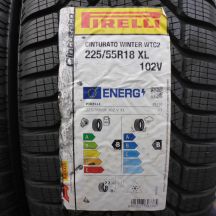 2. 4 x PIRELLI 225/55 R18 102V XL Cinturato Winter 2 Winterreifen 2021 WIE NEU VOLL