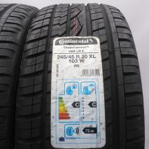 2. 245 45 20 4x CONTINENTAL 245/45 R20 103W XL CrossContact M+S Sommerreifen 2020 VOLL WIE NEU