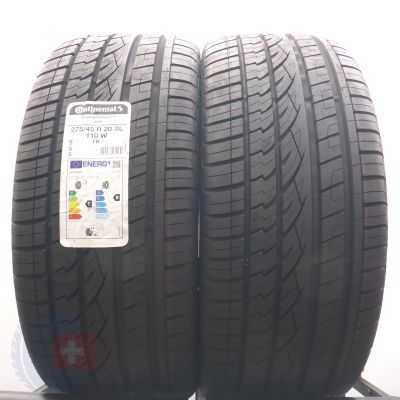 275 45 20 2x CONTINENTAL 275/45 R20 110W XL CrossContact Sommnerreifen 2022 VOLL 275 45 20 2x CONTINENTAL 275/45 R20 110W XL CrossContact Sommnerreifen 2022 VOLL