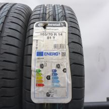 2. 165 70 14 4x CONTINENTAL 165/70 R14 81T UltraContact Sommerreifen 2022/23 Ungebraucht   