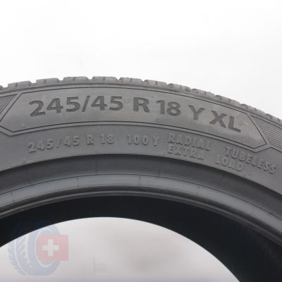 6. 245 45 18 4x BARUM 245/45 R18 100Y XL Bravuris 5HM Sommerreifen 2020 Ungebraucht  