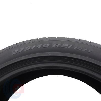 4. 275 40 21 2x PIRELLI 275/40 R21 107Y XL PZero BMW RunFlat Sommerreifen 2019 5,7-6mm