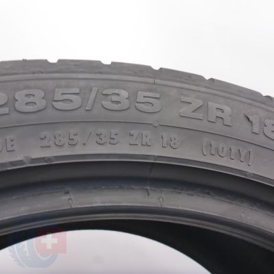 6. 285 35 18 2x CONTINENTAL 285/35 ZR18 101Y ContiSportContact 3 M0 Sommerreifen 2022 6,5-6,8mm