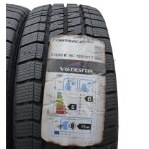3. 215 60 16C 2x VREDESTEIN 215/60 R16C 103/101T Comtrac 2 Winter+ Winterreifen 2020 VOLL WIE NEU 