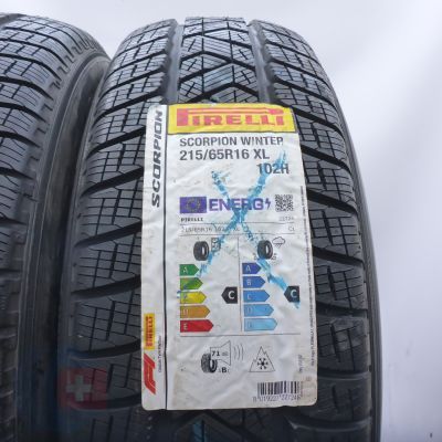 3. 215 65 16 2x PIRELLI 215/65 R16 102H XL Scorpion Winter Winterreifen 2022 Ungebraucht    