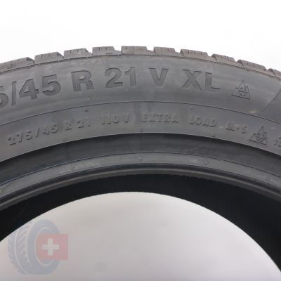 5.  275 45 21 2x CONTINENTAL 275/45 R21 110V XL WinterContact TS 850 P SUV Winterreifen 2022 VOLL WIE NEU 