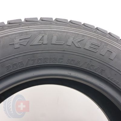 4.  205 70 15C 2x FALKEN  205/70 R15C  106/104R Eurowinter HS437 Winterreifen 2014 7 i 6,8mm