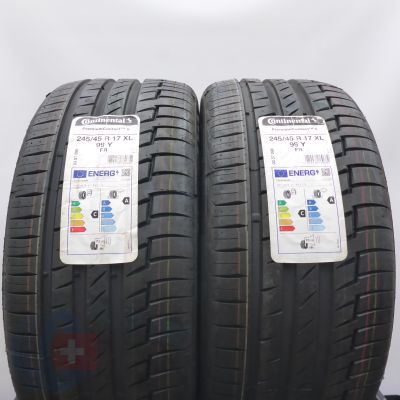 245 45 17 2x CONTINENTAL 245/45 R17 99Y XL PremiumContact 6 Sommerreifen 2022 VOLL  245 45 17 2x CONTINENTAL 245/45 R17 99Y XL PremiumContact 6 Sommerreifen 2022 VOLL