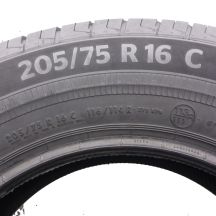 6. 205 75 16C 4x CONTINENTAL 205/75 R16C 116/114R VanContact Eco Sommerreifen 2021 WIE NEU VOLL