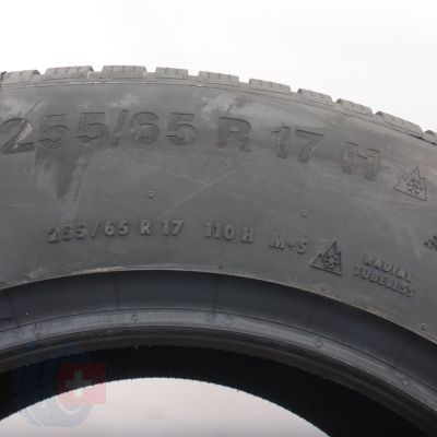 7. 255 65 17 4x CONTINENTAL 255/65 R17 110H WinterContact TS 850 Suv Winterreifen 2022 VOLL