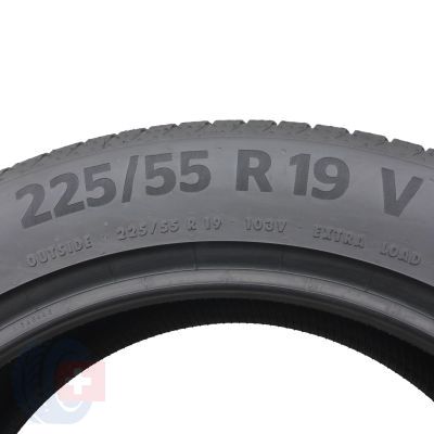 6. 4 x CONTINENTAL 225/55 R19 103V XL PremiumContact 6 Sommerreifen 2022 WIE NEU VOLL