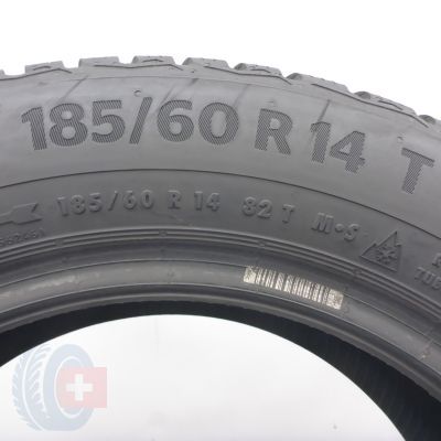 5. 185 60 14 2x CONTINENTAL 185/60 R14 82T WinterContact TS 870 Winterreifen 2021 8,2mm