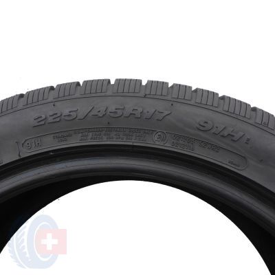 5. 225 45 17 2x COOPER 225/45 R17 91H Wm-Sa2+ Winterreifen 2018 WIE NEU 8,2mm
