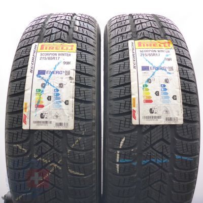 3. 215 65 17 4x PIRELLI 215/65 R17 99H Scorpion Winter Winterreifen 2021 Ungebraucht