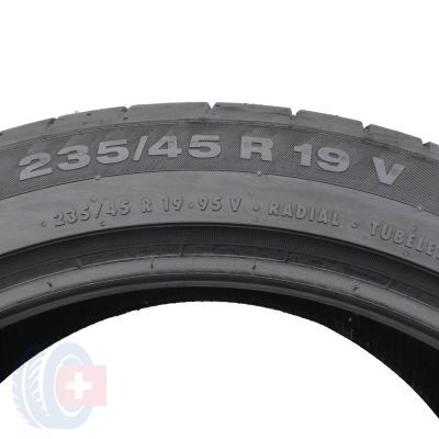 4. 235 45 19 2x CONTINENTAL 235/45 R19 95V ContiSportContact 5 RunFlat MOE Sommerreifen 2018 7,2mm