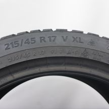 7.  215 45 17 4x CONTINENTAL  215/45 R17 91V XL  WinterContact TS 870 Winterreifen 2023 7,8-8,8mm