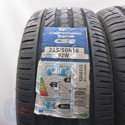 2. 225 50 16 2x COOPER 225/50 R16 92W ZEON CS8 Sommerreifen 2016 Ungebraucht  