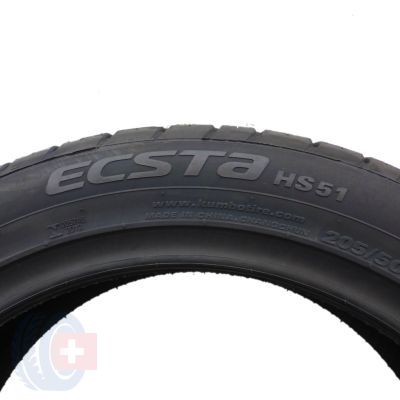 7. 2 x KUMHO 205/50 ZR17 93W XL Ecsta HS51 Sommerreifen 2016 VOLL UNGEBRAUCHT 