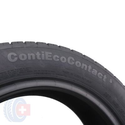 7. 4 x CONTINENTAL 185/55 R15 82H ContiEcoContact 5 Sommerreifen 2018 6,2-7mm
