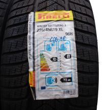 4. 225 45 19 4x PIRELLI 225/45 R19 96H XL Sottozero 3 Winter Winterreifen 2019 VOLL Wie Neu