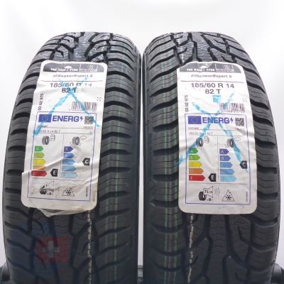 3. 185 60 14 4x UNIROYAL 185/60 R14  82T AllSeasonExpert 2 Ganzjahresreifen 2023 VOLL WIE NEU  