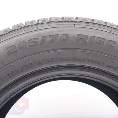 6.  205 70 15C 2x PIRELLI 205/70 R15C 106/104R Carrier Winter Winterreifen 2017 7,2-6,8mm 