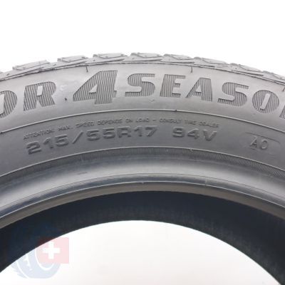 7. 215/55 R17 2x GOODYEAR 94V Vector 4Seasons Gen 2 A0 Ganzjahresreifen 2020 7-6,8mm