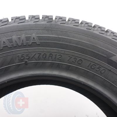 7. 155 70 12 4x YOKOHAMA 155/70 R12 73Q Ice Guard ic50 Winterreifen 2014 Ungebraucht  