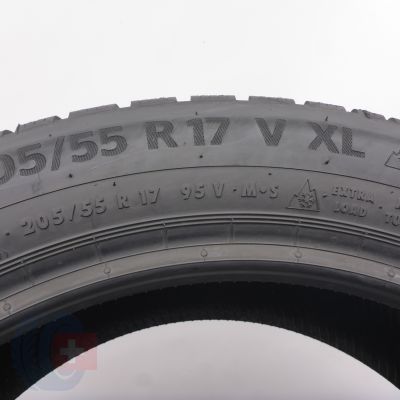 4. 205 55 17 1x CONTINENTAL 205/55 R17 95V XL WinterContact TS 870 P Winterreifen 2025 9mm  