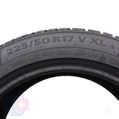 5. 225 50 17 1x CONTINENTAL 225/50 R17 98V XL WinterContact TS 860 Winterreifen 2017 8,6mm WIE NEU