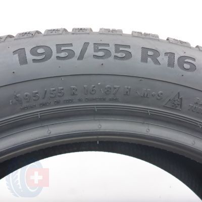 6.  195 55 16 2x CONTINENTAL 195/55 R16 87H WinterContact TS860 Winterreifen 2020 8,2-7,8mm