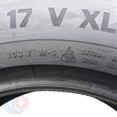 2. 225 60 17 1x CONTINENTAL 225/60 R17 103V XL WinterContact TS870P Winterreifen 7,5mm 2023