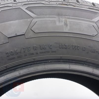 5. 205 75 16C 1x CONTINENTAL 205/75 R16C 113/111R VanContact Winter Winterreifen 2023 9,5mm WIE NEU 