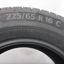 8. 225 65 16C 4x CONTINENTAL 225/65 R16C 112/110T VanContact Eco Sommerreifen 2025 8,5mm WIE NEU 