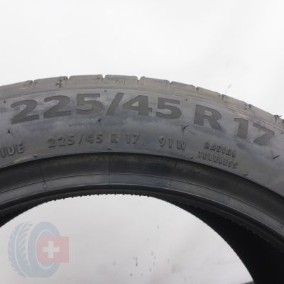 4. 225 45 17 1x CONTINENTAL 225/45 R17 91W PremiumContact 6 Sommerreifen 2021 Ungebraucht  
