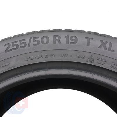 4. 255 50 19 1x CONTINENTAL 255/50 R19 107T XL WinterContact TS870 P Winterreifen 2022 7mm