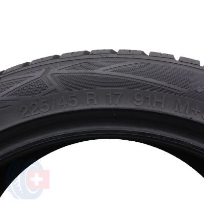 5. 225 45 17 4x VREDESTEIN 225/45 R17 91H Wintrac Pro Winterreifen 7-7,4mm 2022