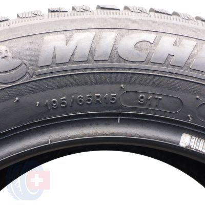 6. 195 65 15 4x MICHELIN 195/65 R15 91T Alpin 5 Winterreifen 2015/17  7-7,5mm