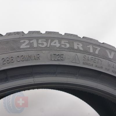 5.  215 45 17 2x SEMPERIT 215/45 R17 91V XL Speed-Grip 5 Winterreifen 2024/25 8,7 i 7,2mm 
