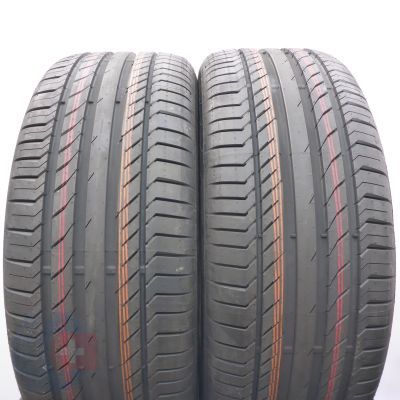 5. 255 55 19 4x CONTINENTAL 255/55 R19 111W XL ContiSportContact 5 SUV J LR Sommerreifen 2022 WIE NEU VOLL