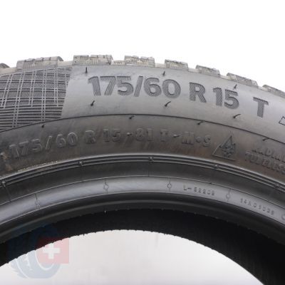 6. 175 60 15 2x CONTINENTAL 175/60 R15 81T WinterContact TS 860 Winterreifen 2022 Ungebraucht  